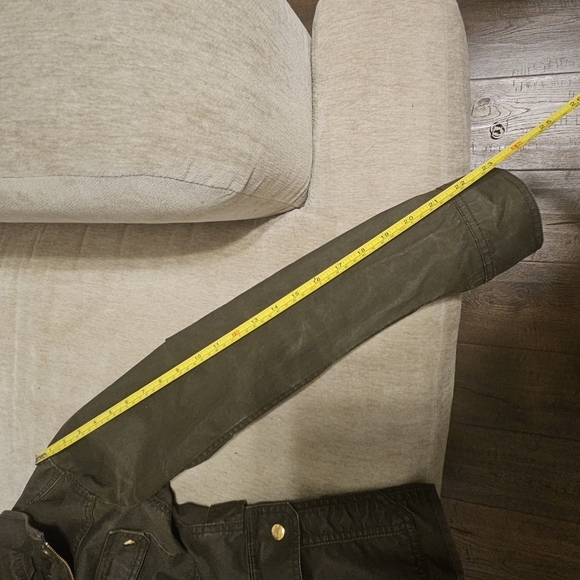 J. Crew Green Utility Jacket‎ with Structured Silhouette - Picture 3 of 6